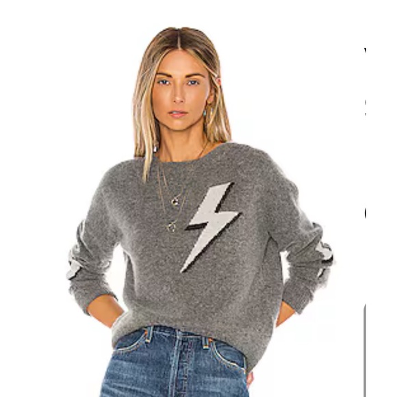 Rails Virgo lightening bolt crew neck sweater XS
